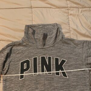 PINK Victoria's Secret Heather Gray Turtleneck